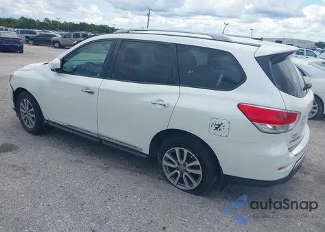 2015 Nissan Pathfinder Sl z USA, uszkodzony, nr VIN 5N1AR2MN0FC707145